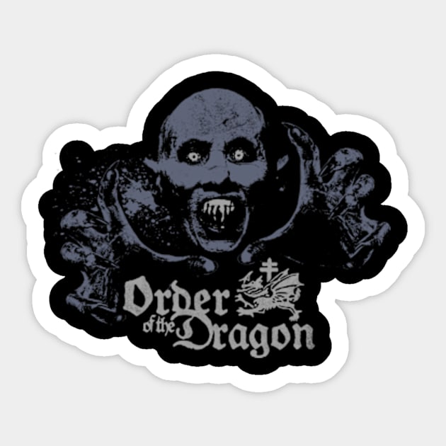 Order of the Dragon Sticker by burristx